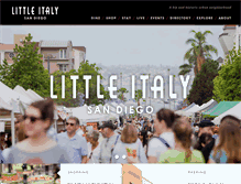 Tablet Screenshot of littleitalysd.com